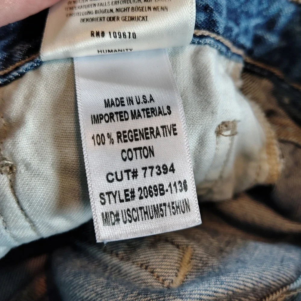 Citizens of Humanity Horseshoe Jeans Blue Wide Leg 2069B-1138 Size 26 - Picture 5 of 11